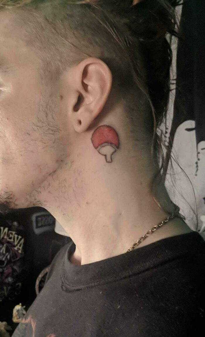 Friend‘S New Neck Tattoo…
