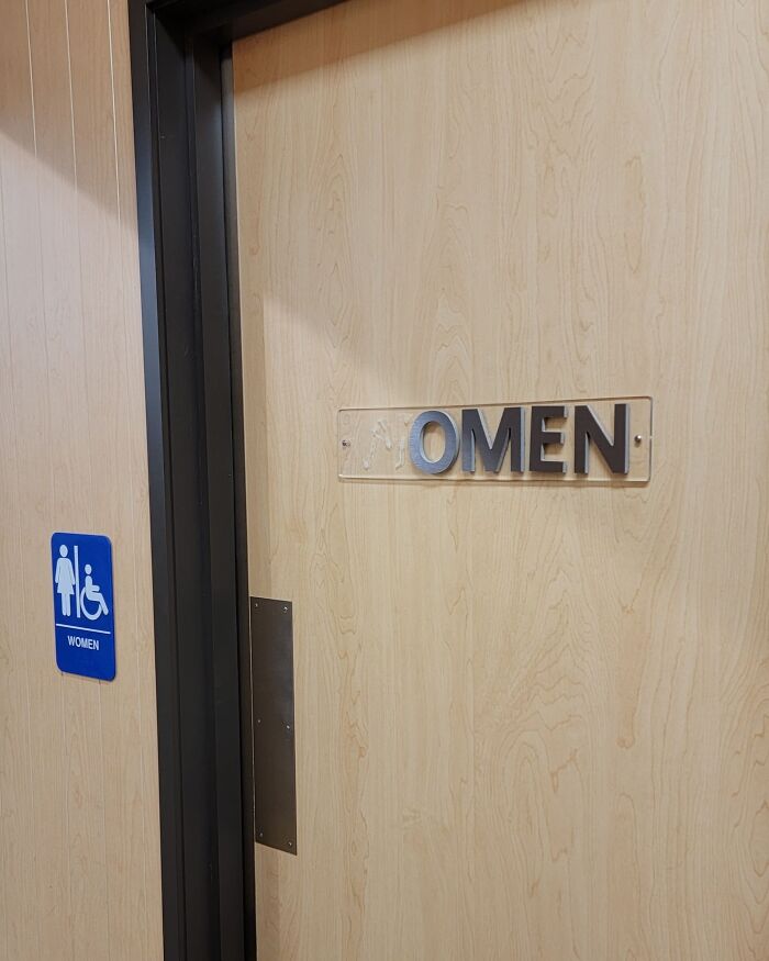 Not A Good Sign For The Ladies