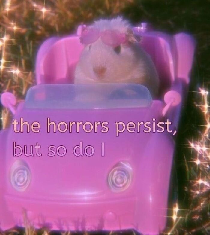 the horrors persist but so do i meme