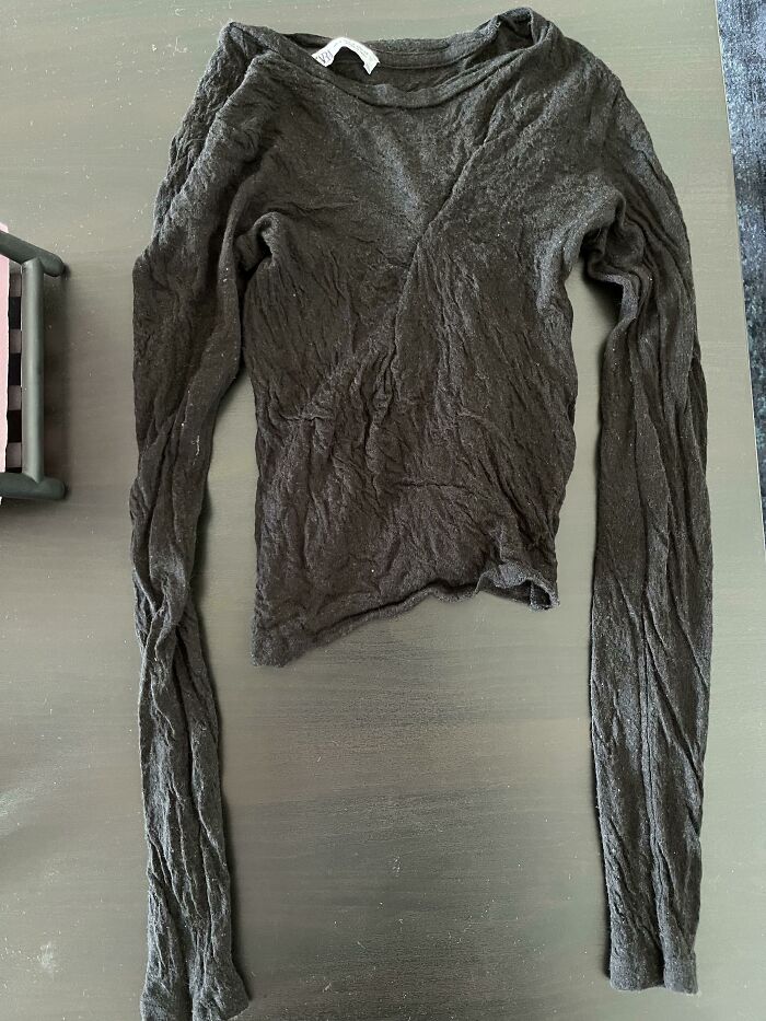 My Zara Basic T-Shirt After One Wash