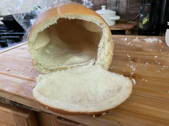 This Loaf Of Bread From Walmart Doesn't Have Any Bread In It