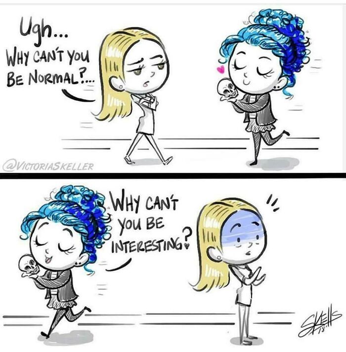 Blue Hair Is Interesting