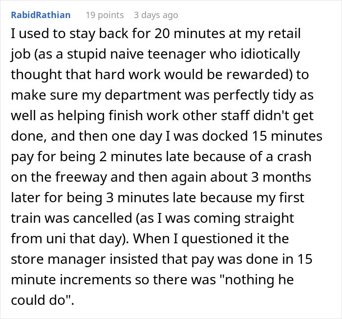 Dream Employee Turns Sour After New Manager Puts In Strict Lateness Rules, Makes Them Regret It