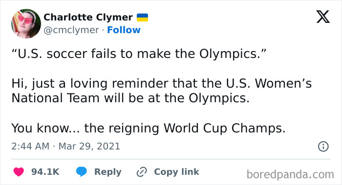 Ah Yes, Because Women Don't Exist In The U.s