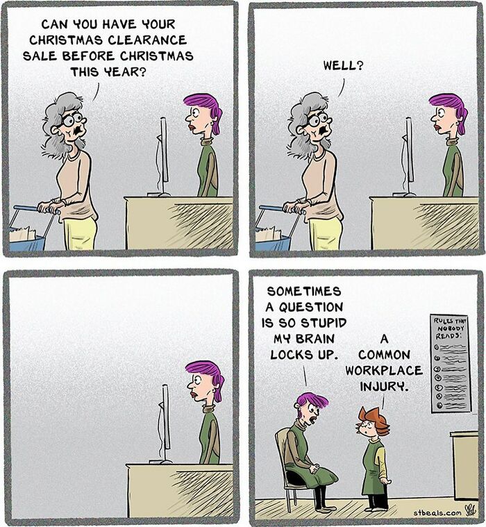 60 Humorous Comics That Retail Workers And Regular People Will Probably Relate To, By Stephen Beals (New Pics)