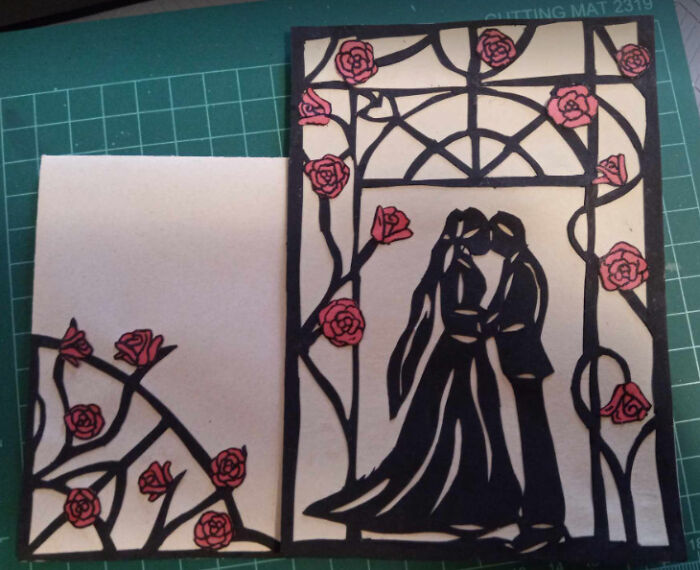 For My Friend's Wedding. Not A Perfect Work, But Not Bad For A First Time