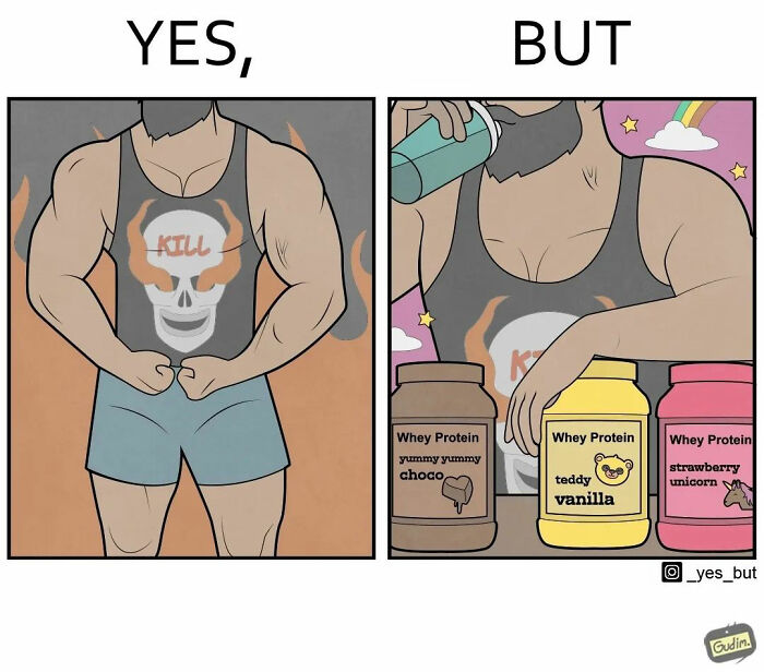 An Artist Makes Illustrations To Show The Two Sides Of Every Coin (32 New Pics)