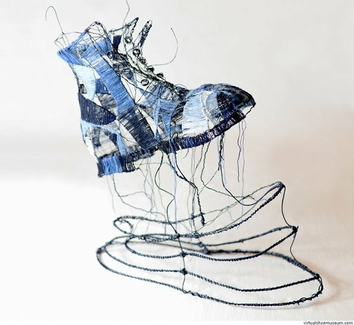 Footsteps Of Denim By Anna Weber