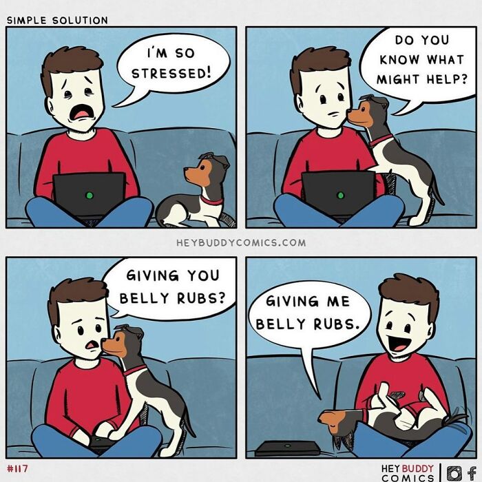 Artist Illustrates Comics Based On His Own Dogs And They Are Too Precious (New Pics)