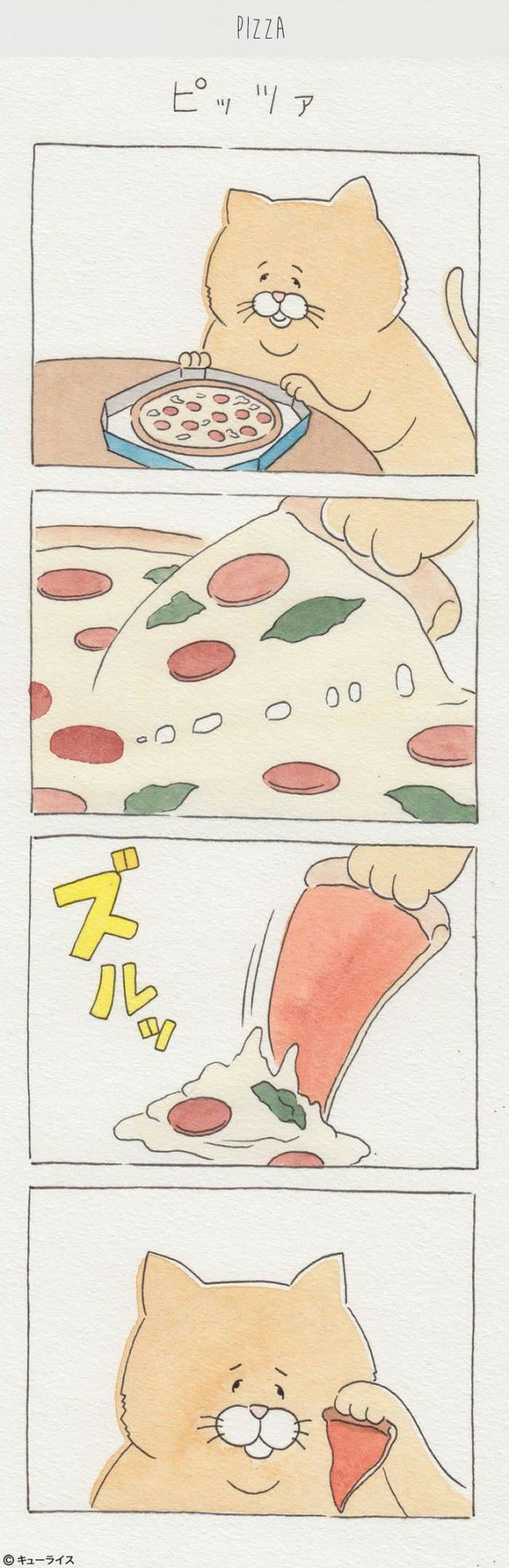 I've Made 8 Hilariously Chubby Cat Comics About Food Fails That Are Way Too Relatable