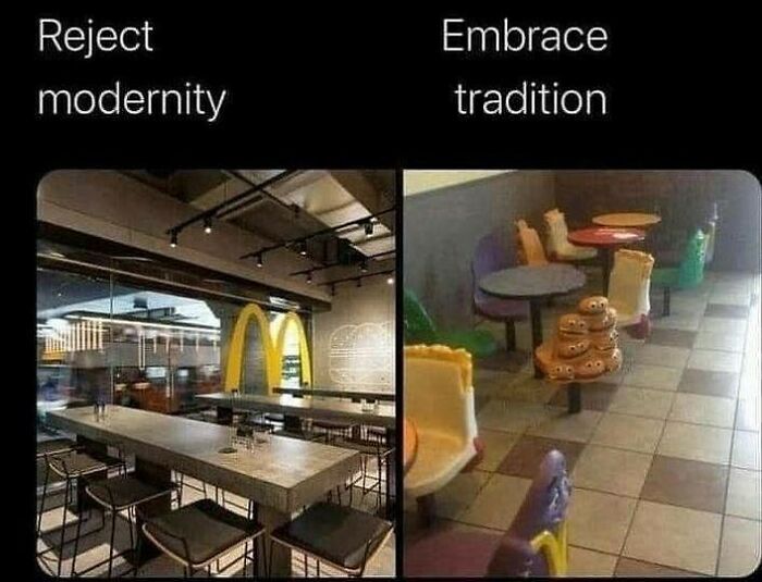 I’ll Take Eating In A Burger Chair Over A Regular Chair Any Day