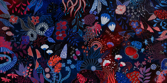 I Spend Hundreds Of Hours Painting Flowers, And Here Are 6 Of My Paintings