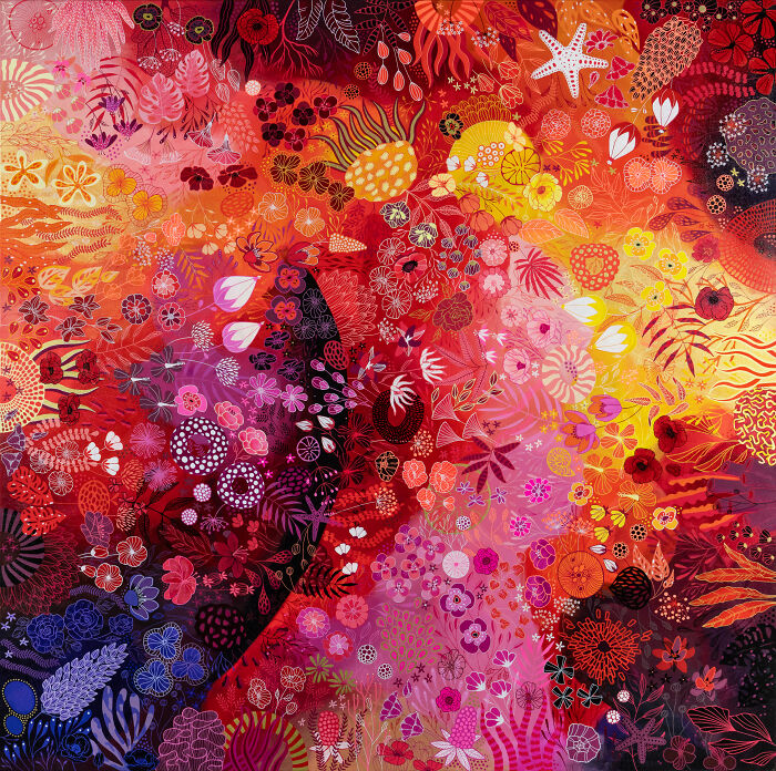 I Spend Hundreds Of Hours Painting Flowers, And Here Are 6 Of My Paintings