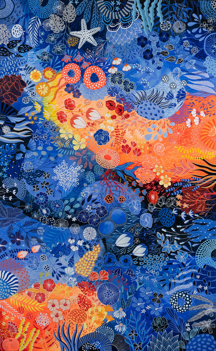 I Spend Hundreds Of Hours Painting Flowers, And Here Are 6 Of My Paintings