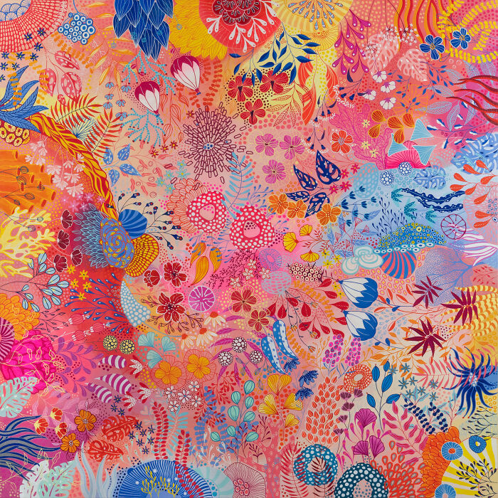 I Spend Hundreds Of Hours Painting Flowers, And Here Are 6 Of My Paintings