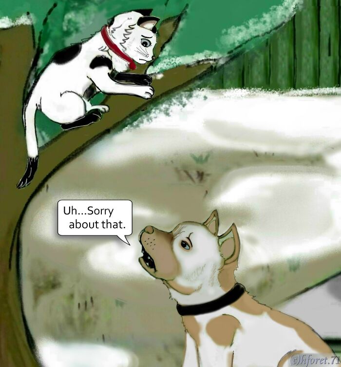 My Illustrated Comic Series Called "Dees Story..."