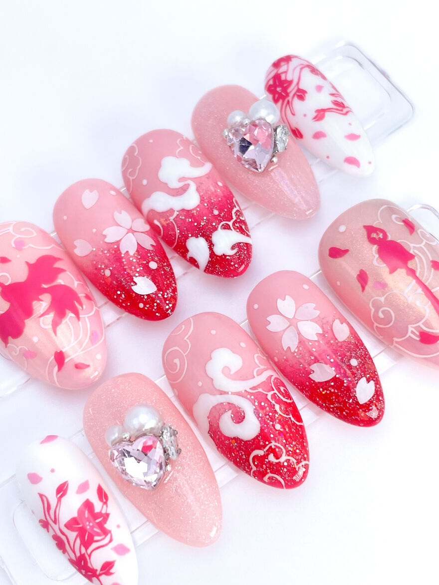 Elysia- Honkai Impact Inspired Nail Art Set