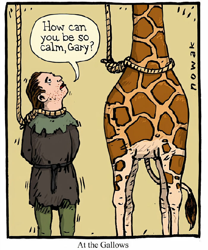 Here Are 39 New Silly Single-Panel Illustrations By Joseph Nowak