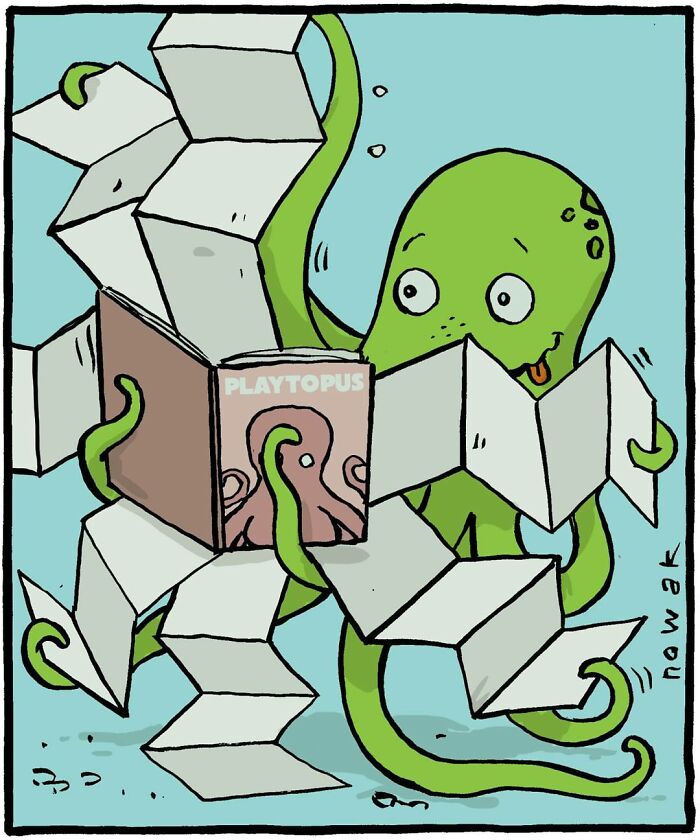 Here Are 39 New Silly Single-Panel Illustrations By Joseph Nowak