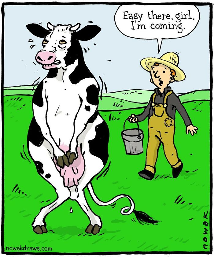 Here Are 39 New Silly Single-Panel Illustrations By Joseph Nowak