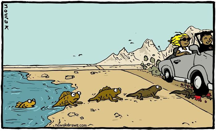 Here Are 39 New Silly Single-Panel Illustrations By Joseph Nowak