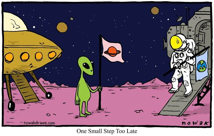 Here Are 39 New Silly Single-Panel Illustrations By Joseph Nowak