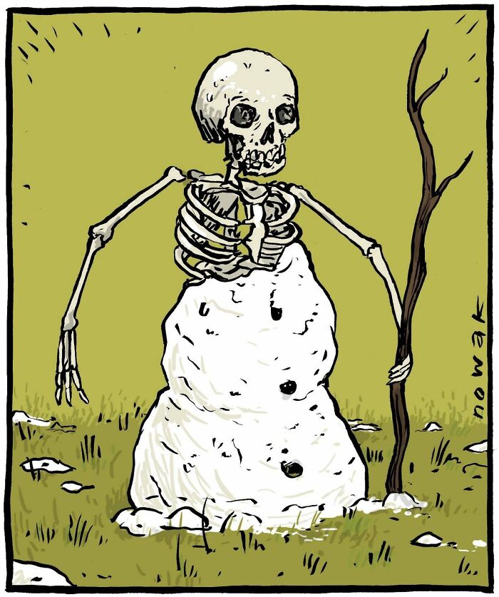 Here Are 39 New Silly Single-Panel Illustrations By Joseph Nowak