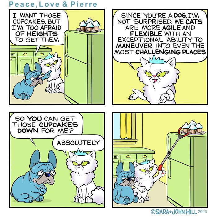 Peace Love & Pierre: A New Comic Strip Featuring Characters Who Will Not Only Make You Laugh, But Will Also Steal Your Heart