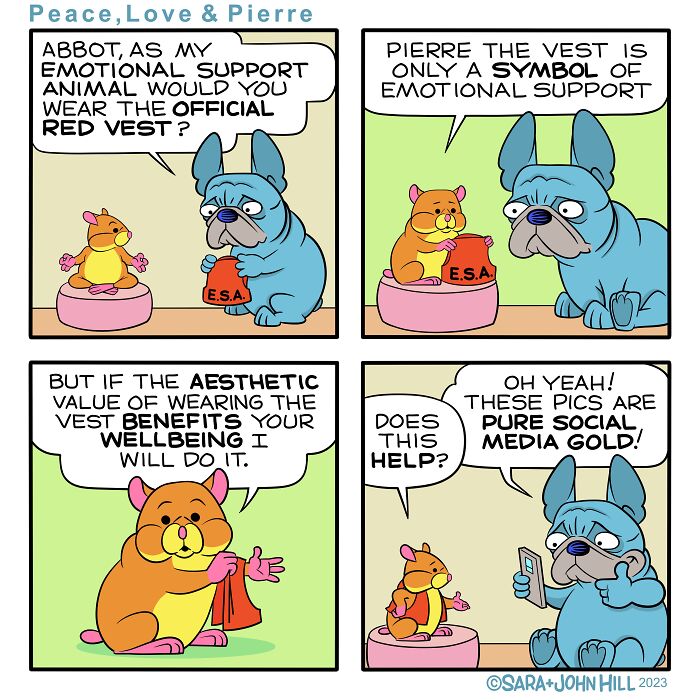 Peace Love & Pierre: A New Comic Strip Featuring Characters Who Will Not Only Make You Laugh, But Will Also Steal Your Heart