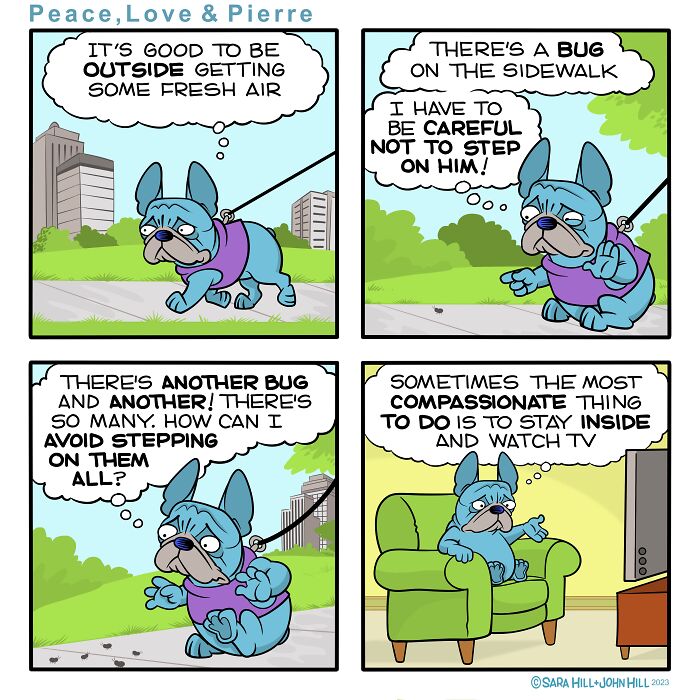 Peace Love & Pierre: A New Comic Strip Featuring Characters Who Will Not Only Make You Laugh, But Will Also Steal Your Heart