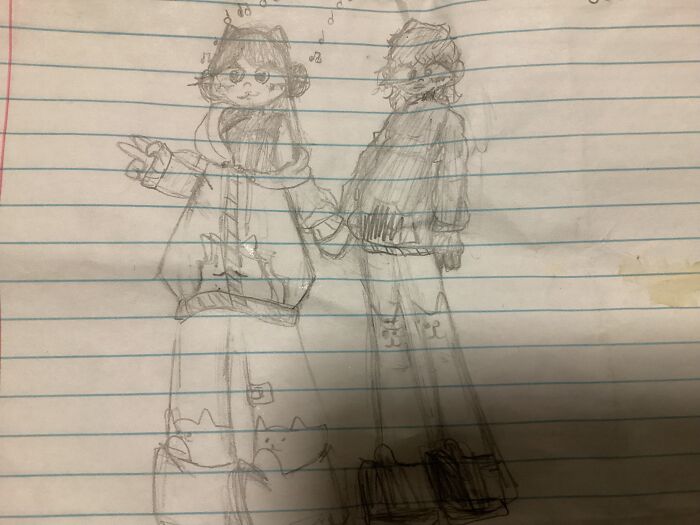 Idk But Love This Couple I Draw