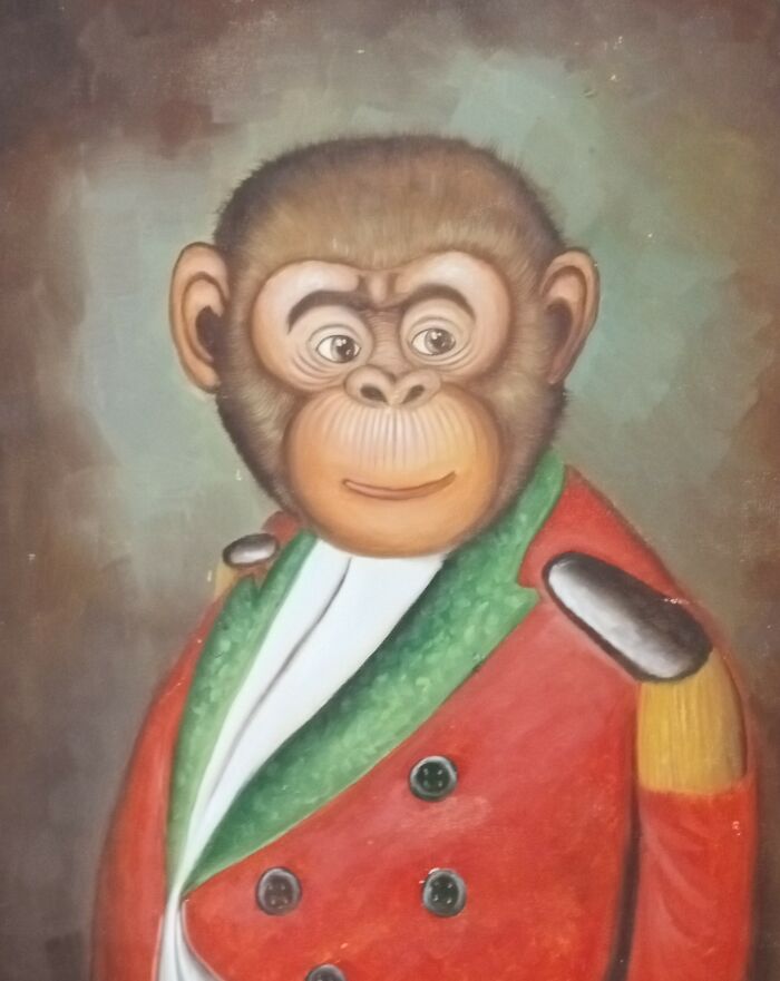 Painting At A Thrift Shop. Questions...so Many Questions