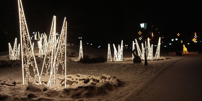 Art Installation In Bastejkalna Parks In Riga