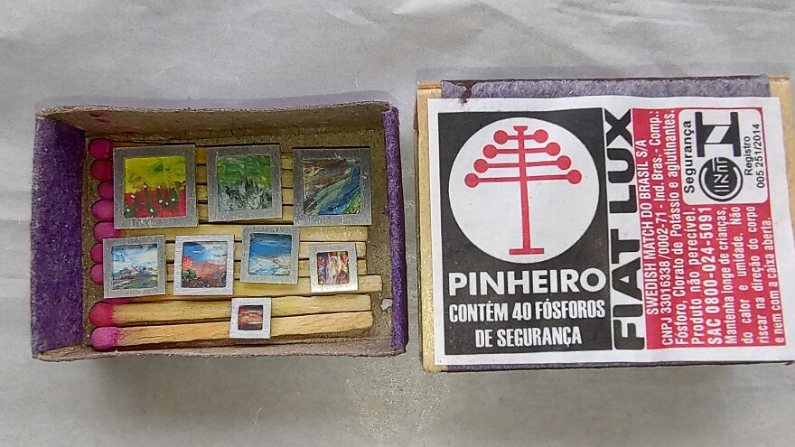 I Make Micro Paintings (9 Pics)