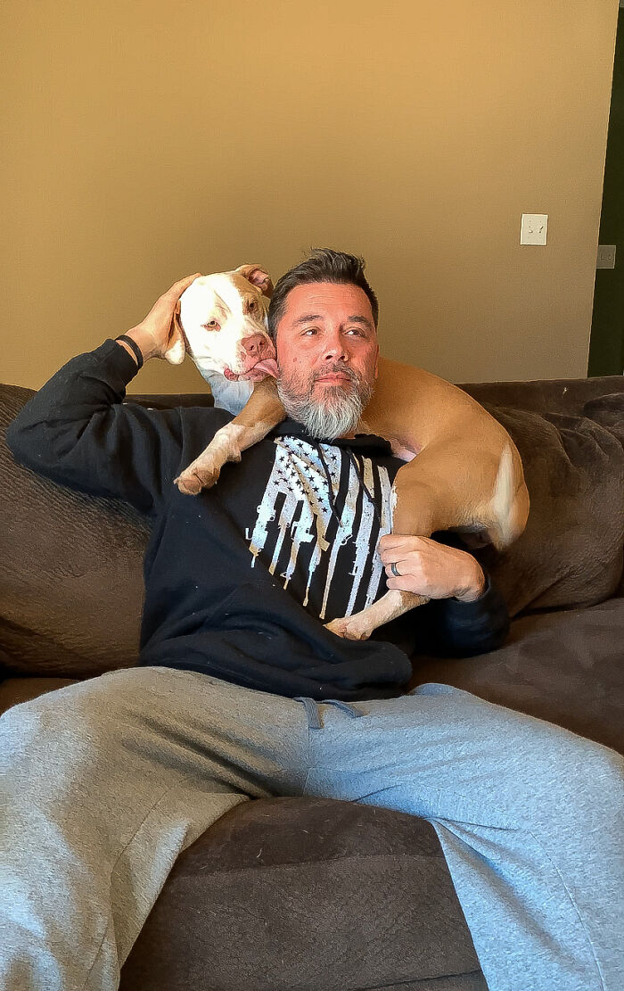 Pit Bull&rsquo;s Adorable Naptime Ritual That Started At 3 Weeks Old Continues To This Day