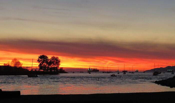 Vancouver Harbor, Sunset