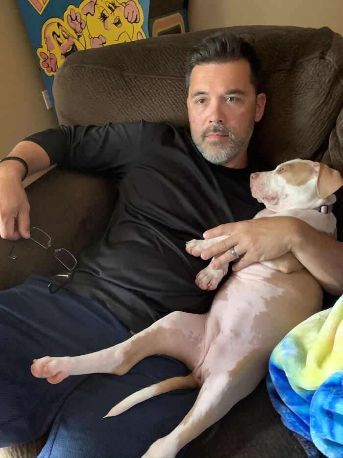 Pit Bull&rsquo;s Adorable Naptime Ritual That Started At 3 Weeks Old Continues To This Day