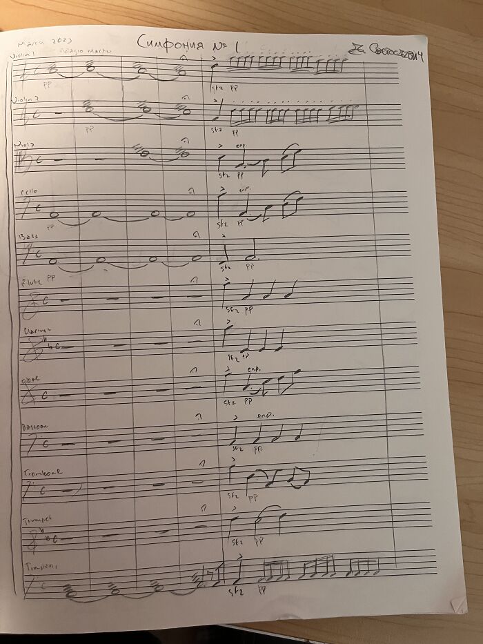 Not Done Yet But My First Symphony