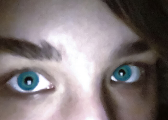 Took A Different One Without My Glasses To Better Show The Gold Rings I Have In The Center Of My Eyes. Still Demented Tho 💀