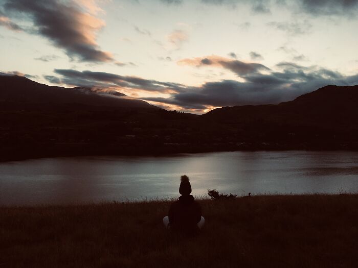 Got Up Early To Watch The Sunrise When I Was On Holiday