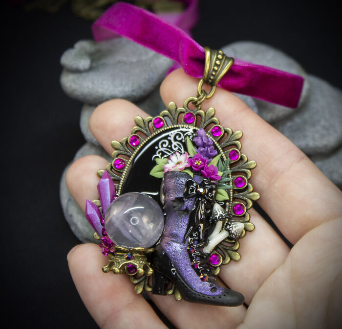 With My Sister, We Create Wearable Art From Polymer Clay (13 Pics)