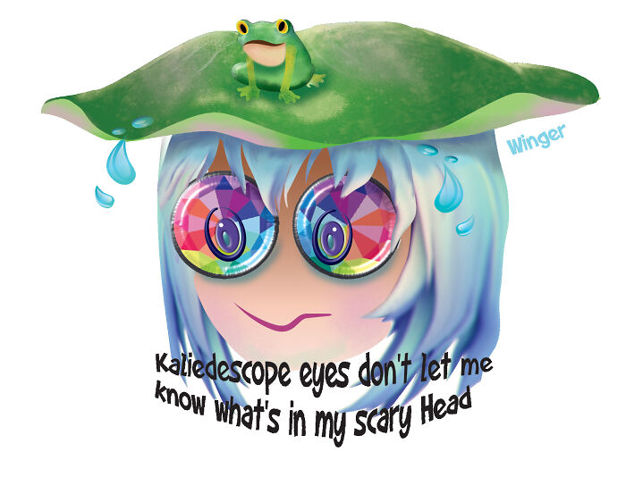 Kaliedescope Eyes Protect A Kaliedescope Brain
