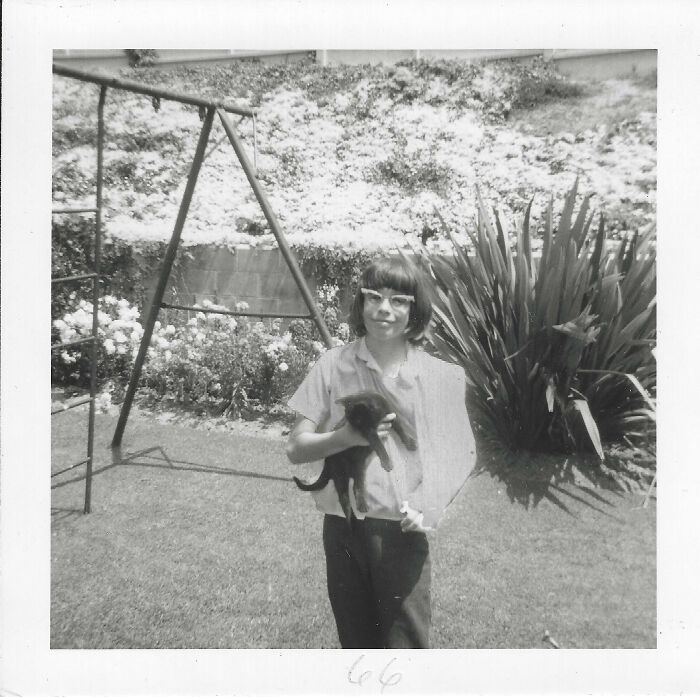 Me And Peter Cat In 1966