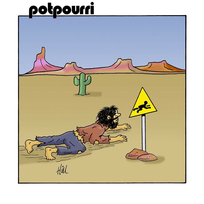 New Clever Single-Panel Comics Full Of Unexpected Twists And Imaginative Humor