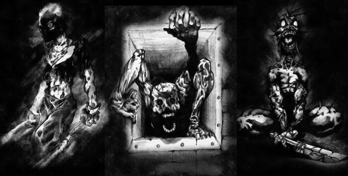 I Drew This For My Son Who Is Sucker For Horror Movies, Just Like Me