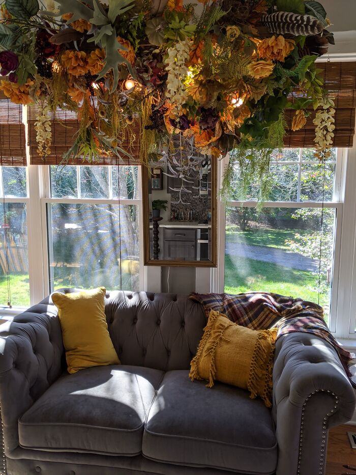 A Cozy Spot In My Kitchen, Where I Like To Drink Tea