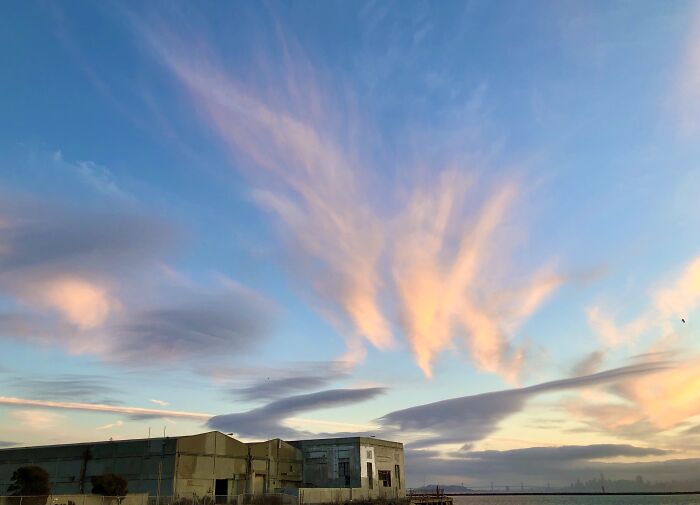 Sunset Clouds Over Pt Richmond