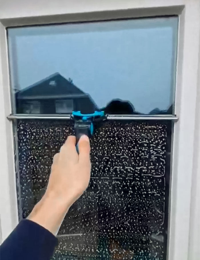 Squeegee Meets Window