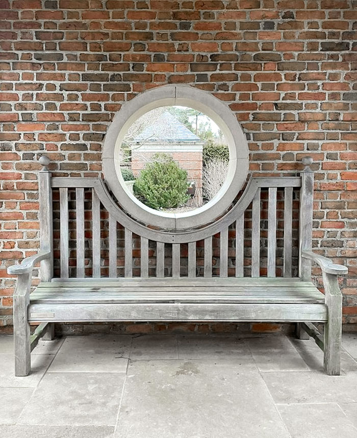 This Bench Perfectly Fits Its Window