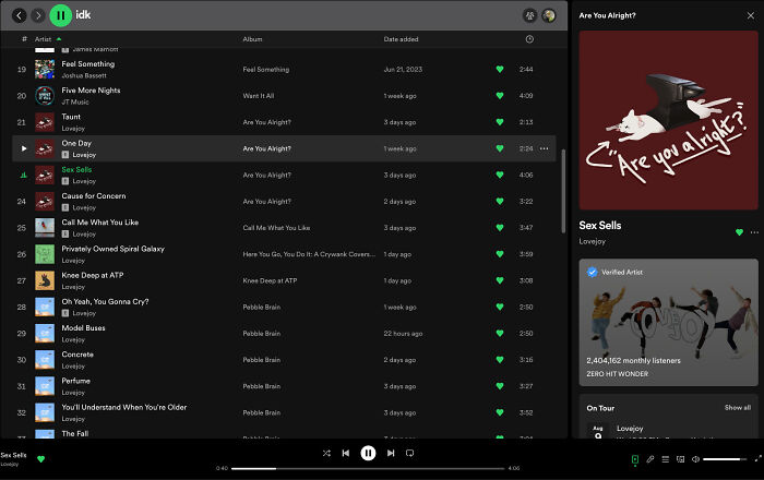 Lovejoy Is Absolutely Amazing